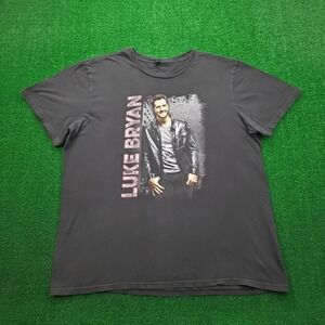 Luke Bryan Shirt Mens 2XL Kick The Dust Up Tour Concert 2015 Country Music